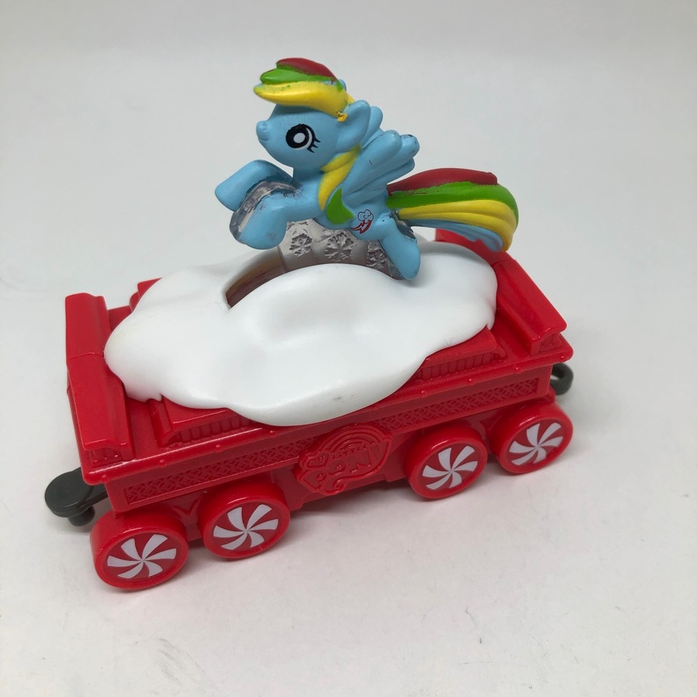McDonald's Red Train with Blue Pony Toy